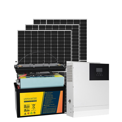 6KW 5KW από το φωτοβολταϊκό σύστημα ηλιακής ενέργειας συστημάτων ηλιακής ενέργειας πλέγματος με την μπαταρία