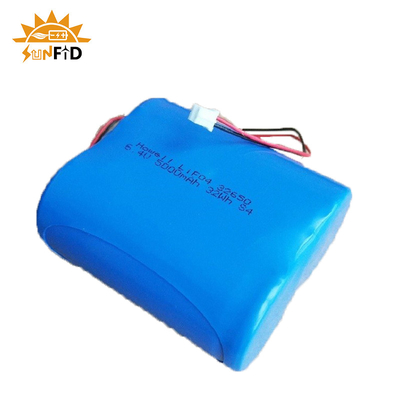 επανακαταλογηστέο πακέτο 4500mah 26650 μπαταριών λίθιου 6.4v Lifepo4