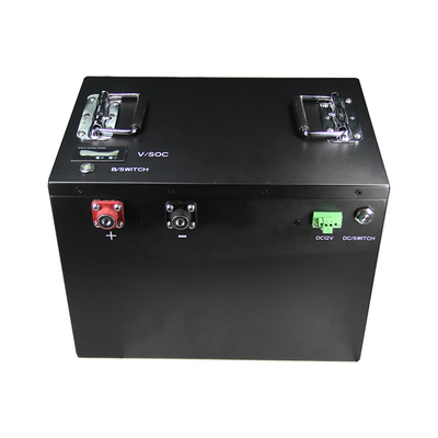 100Ah μπαταρία λίθιου 48 βολτ για το κάρρο 51.2v 200Ah Lifepo4 γκολφ με το φορτιστή Bms