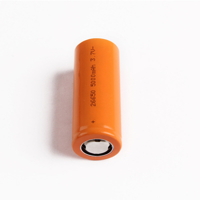 κυλινδρικά κύτταρα 26650 3.7v 5000mah LFP καταναλωτικά ηλεκτρονικά