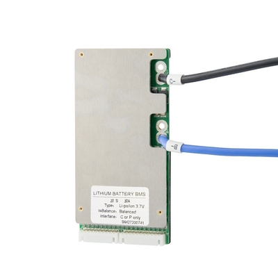50A BMS για την ιονική μπαταρία 17s 60V λίθιου με το ηλεκτρικό ποδήλατο Ebike πινάκων προστασίας PCB ελέγχου PCM θερμοκρασίας