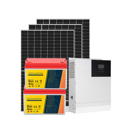 3KW από την εξάρτηση 50HZ 60HZ MPPT 110-250V εγχώριων ηλιακών συστημάτων πλέγματος