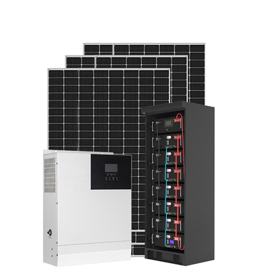 6KW 5KW από το φωτοβολταϊκό σύστημα ηλιακής ενέργειας συστημάτων ηλιακής ενέργειας πλέγματος με την μπαταρία