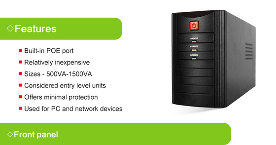 220VAC μπαταρία 6000mAh 650VA 110V λίθιου UPS off-$l*line