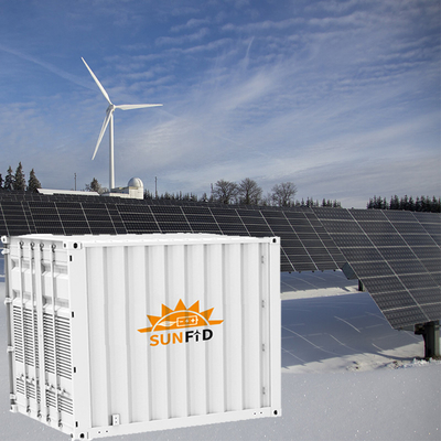 1MW εμπορευματοκιβωτίων ενεργειακής αποθήκευσης ενσωματωμένο αποθήκευση σύστημα μπαταριών μπαταριών ESS εμπορικό