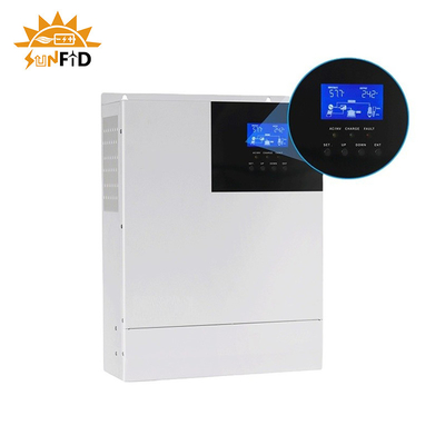 24V 5KW λίθιου ιονικό Powerwall 48V υβριδικό κύμα ημιτόνου αναστροφέων καθαρό από τον αναστροφέα πλέγματος για τη ηλιακή ενέργεια