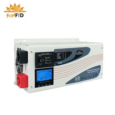 6000W συνεχές ρεύμα στον καθαρό αναστροφέα 24V 48V 120 240V δύναμης κυμάτων ημιτόνου εναλλασσόμενου ρεύματος με την επίδειξη LCD