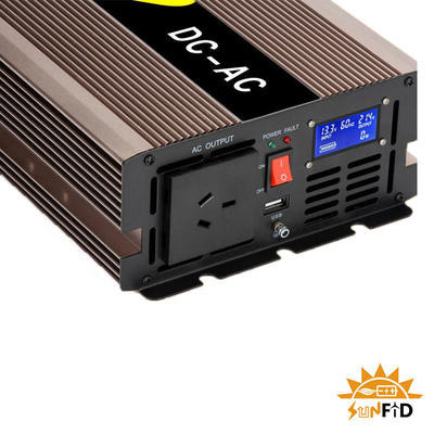 12V καθαρό συνεχές ρεύμα αναστροφέων δύναμης κυμάτων ημιτόνου βολτ 2000w στο εναλλασσόμενο ρεύμα 110V 220V