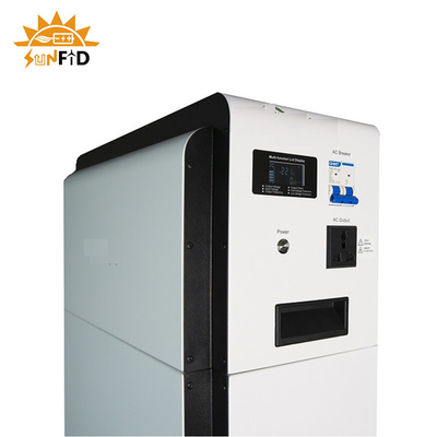 5kwh κατοικημένο σύστημα 220V 2kw ενεργειακής αποθήκευσης όλοι σε έναν ηλιακό αναστροφέα