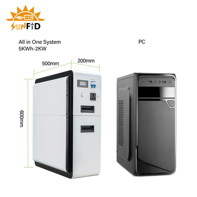 1kw κατοικημένο σύστημα 2kw 2.5kwh ενεργειακής αποθήκευσης από το σύστημα μπαταριών πλέγματος