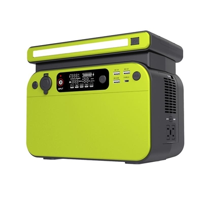 500W υπαίθριος φορητός σταθμός παραγωγής ηλεκτρικού ρεύματος 110V 220V LiFePO4