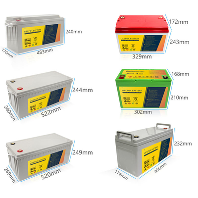 έξοχη απόδοση αντικατάστασης λίθιου SLA 12.8V 300Ah για το ηλιακό σύστημα αέρα