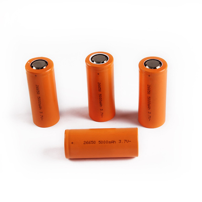 κυλινδρικά κύτταρα 26650 3.7v 5000mah LFP καταναλωτικά ηλεκτρονικά
