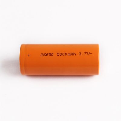 κυλινδρικά κύτταρα 26650 3.7v 5000mah LFP καταναλωτικά ηλεκτρονικά