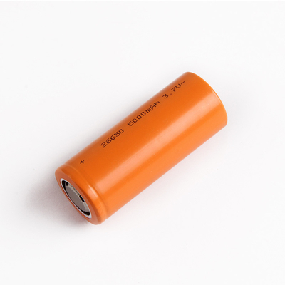 κυλινδρικά κύτταρα 26650 3.7v 5000mah LFP καταναλωτικά ηλεκτρονικά