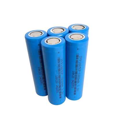 Κύτταρο 3.2v 1800mah μπαταριών 18650 Lifepo4 για τον ελαφρύ φανό λαμπτήρων