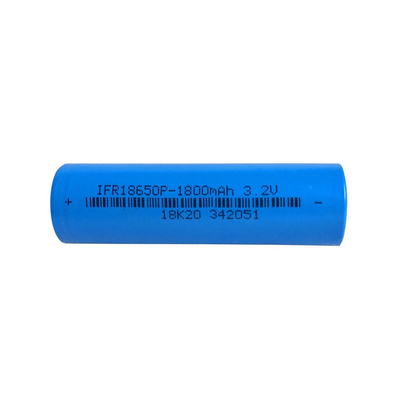 Κύτταρο 3.2v 1800mah μπαταριών 18650 Lifepo4 για τον ελαφρύ φανό λαμπτήρων