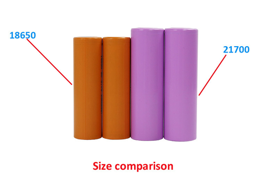 21700 μακριά ζωή κύκλων κυττάρων 5000Mah 3.7V 4800Mah Lifepo