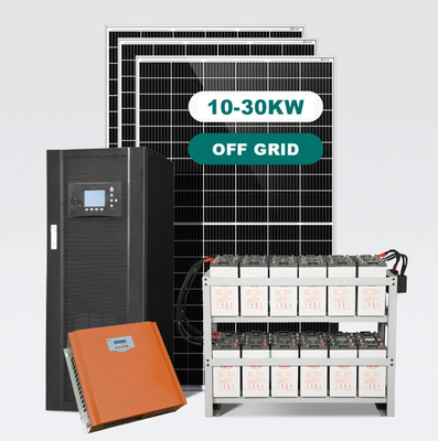 Υβρίδιο από το σύστημα 3KW 5KW 8KW 10KW ηλιακής ενέργειας πλέγματος με τις μπαταρίες