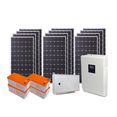 5000w από τα κατοικημένα συστήματα πλήρες 5kw ηλιακής ενέργειας πλέγματος