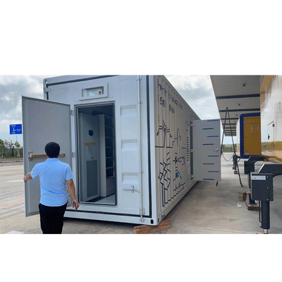0.5MW στο πλέγμα από το εμπορευματοκιβώτιο Lifepo4 IP65 ηλιακών συστημάτων 1MWH ESS πλέγματος υπαίθριο